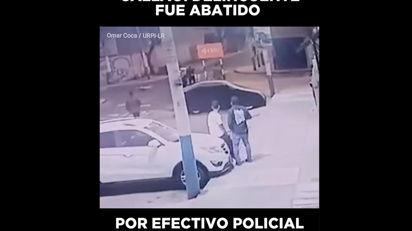 Presunto delincuente es abatido cuando intentaba fugar